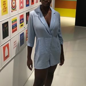 Misguided Baby Blue Romper